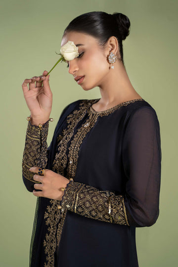 Maria B DWEF104-ESM-BLU Online Shopping